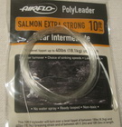10 ft (3 m) salmon extra strong polyleader 40 lb (18.1 kg) clear intermediate Airflo